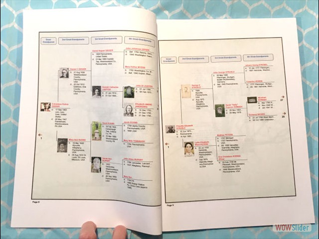 Inside View Pedigree Chart